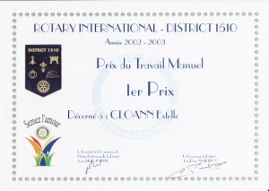 estelle-cloann-1ier-prix-départemental-Loire-Atlantique-Rotary-International-mai-2003